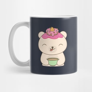 Kawaii Cute Polar Bear T-Shirt Mug